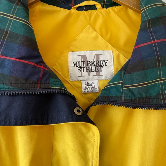 Vintage Mulberry Street Yellow and Plaid Spring Jacket - Picture 3 of 8